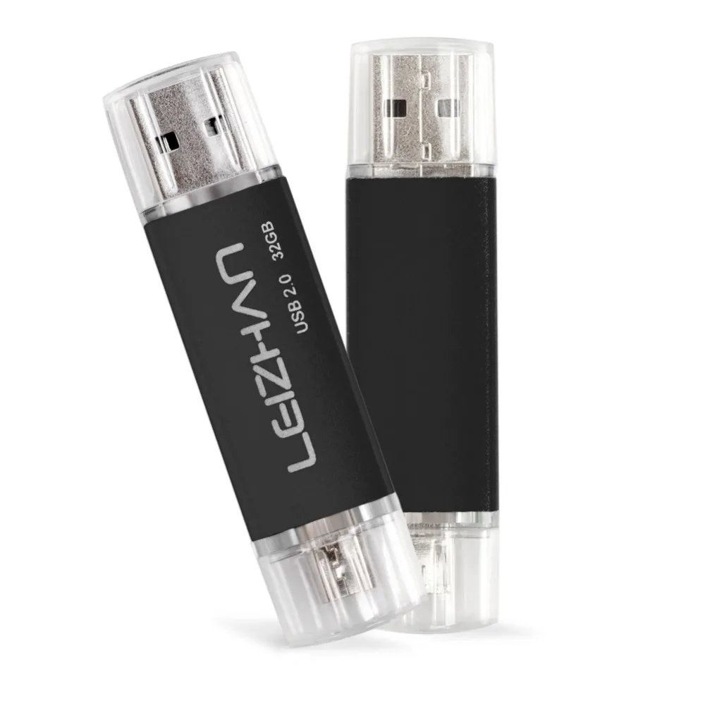 Leizhan OTG USB флэш накопитель смартфон ручка 64 ГБ 32 16 8 4 2 0 микро флеш карта памяти