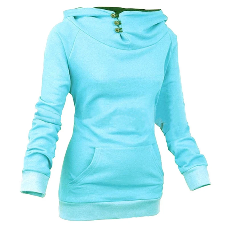 New Fashion Korean Style Women Winter Sweatshirts Hoodies Coats Button Outerwear Female Women's Jacket | Женская одежда