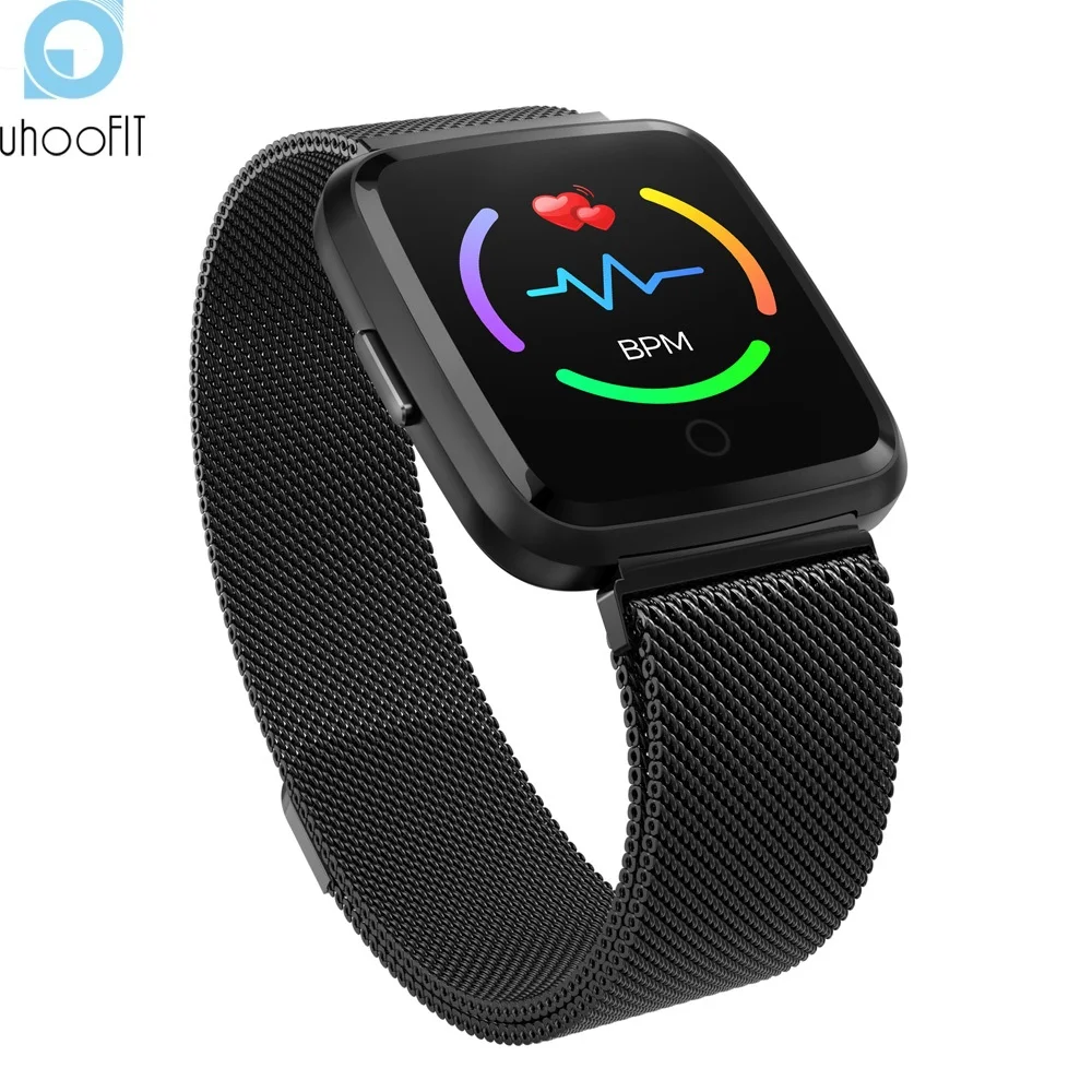 UHOOFIT Y7 пульсометр кровяное давление кислородный монитор IP67 водонепроницаемый смарт-часы фитнес-трекер Смарт-часы для мужчин wo мужчины