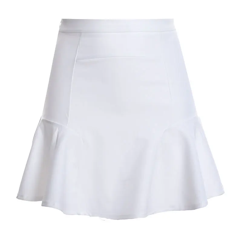 

2019 women's skirts Europe and the United States high-waist skirt ball mosaic fishtail skirt sexy mini chiffon skirt