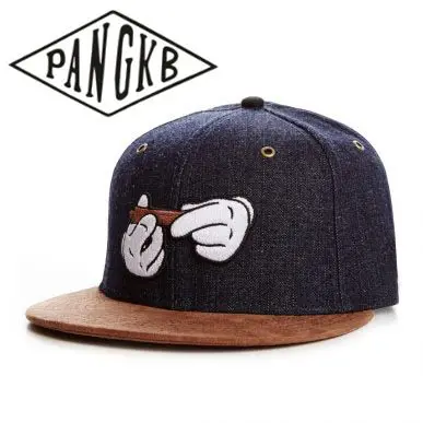 PANGKB бренд рулон руки кепки синий деним коричневый suedegold кости хип хоп snapback hat для мужчин женщин взрослых Открытый повседневное Кепка-бейсболка от солнца