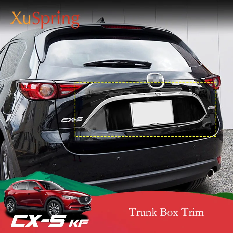 Для Mazda CX 5 CX5 2017 2018 2019 KF автомобиля задняя дверь багажника отделкой коробка