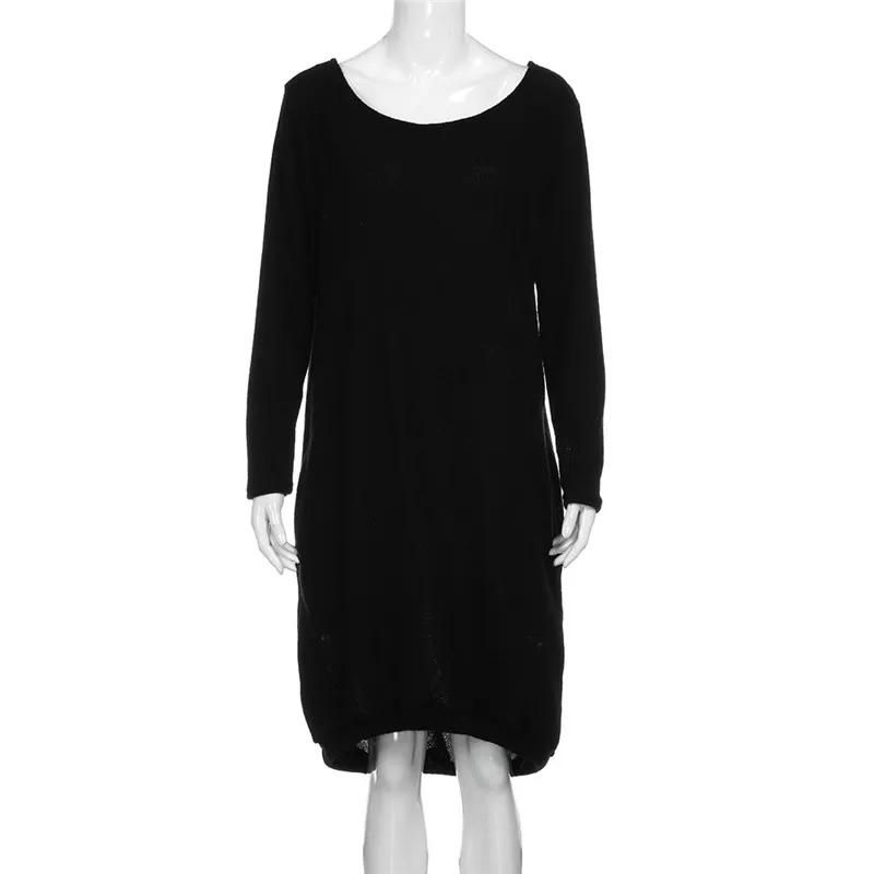 Женское Платье До Колена JAYCOSIN свободное Повседневное платье до колена с длинным