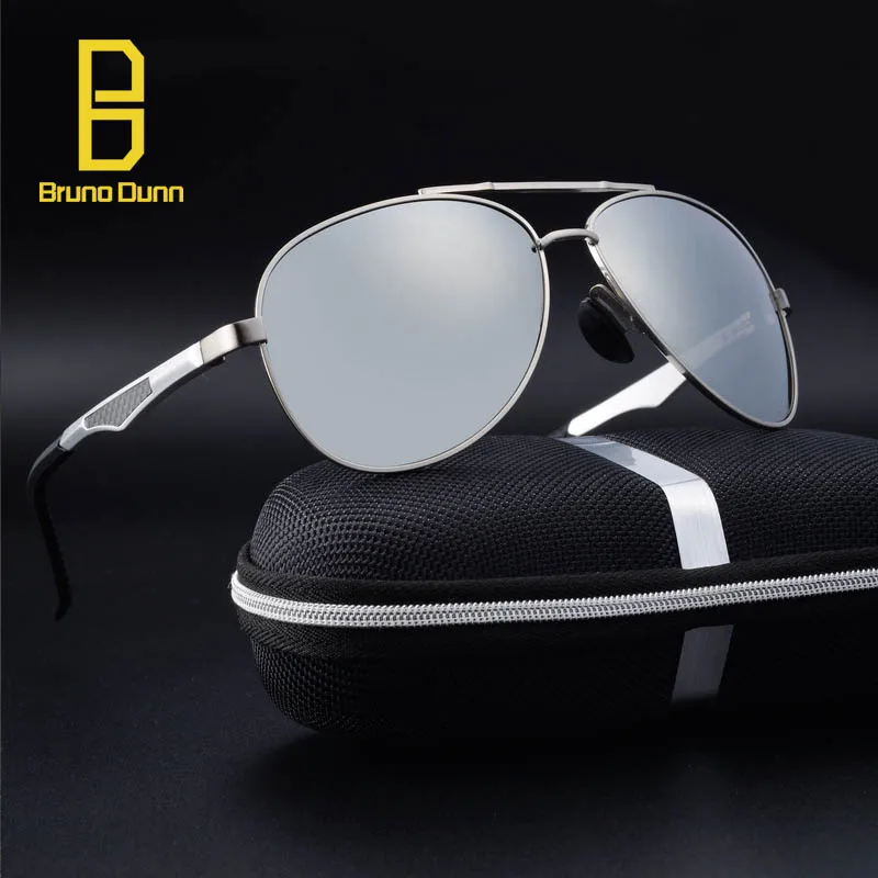 Бренд Для мужчин Солнцезащитные очки для женщин модные авиации поляризованные