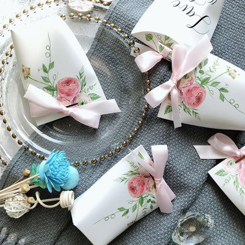 5 шт. картонная коробка конфет драже картонные подарочные коробки сахарный чехол