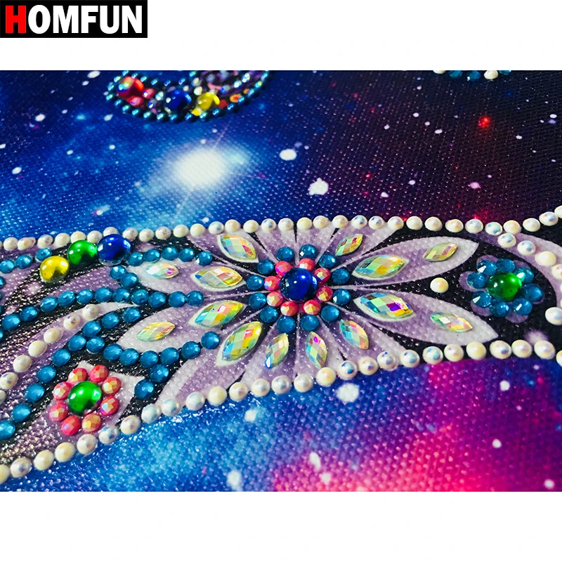 Алмазная живопись HOMFUN особой формы слон сделай сам алмазная вышивка животное 5D