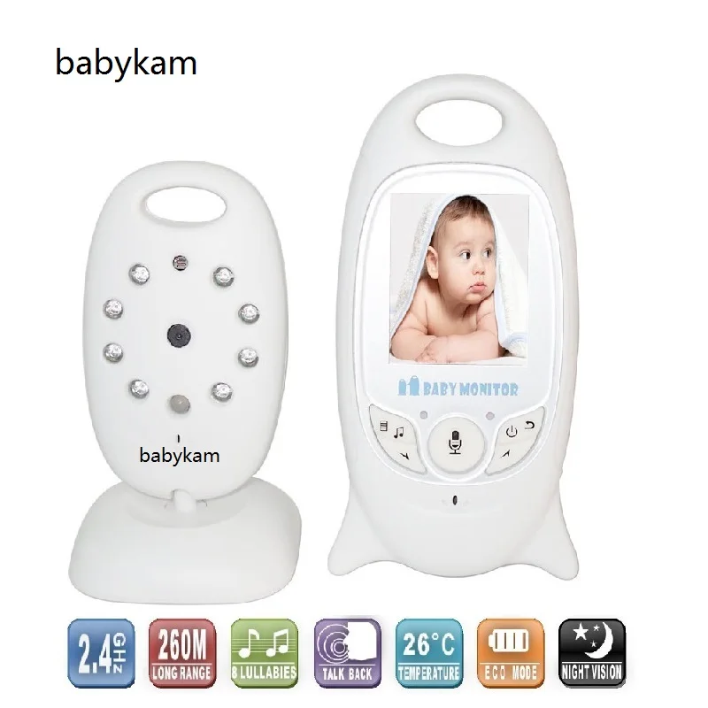 Babykam няня детский няня фетальный монитор 2,0 дюймов ЖК ИК ночного видения температурный монитор 2 способа разговора радио няня фетальный
