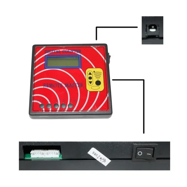 Цифровой счетчик diagauto с дистанционным управлением Master VII|digital counter remote master|remote