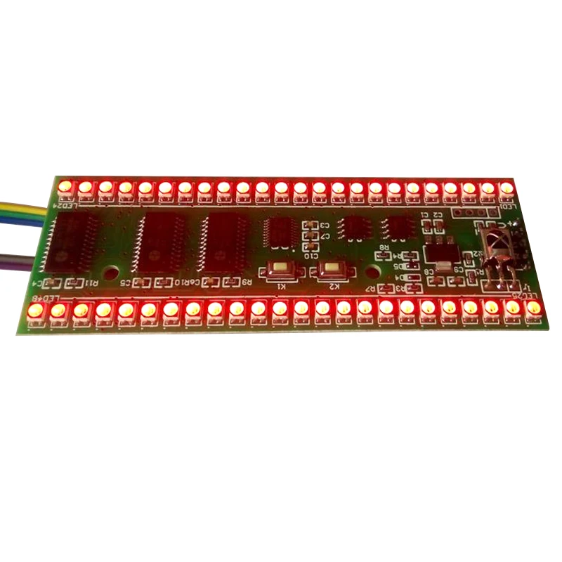AIYIMA 5 в RGB светодиодный индикатор уровня звука VU Meter двухканальный 24 MP3 ПК динамик
