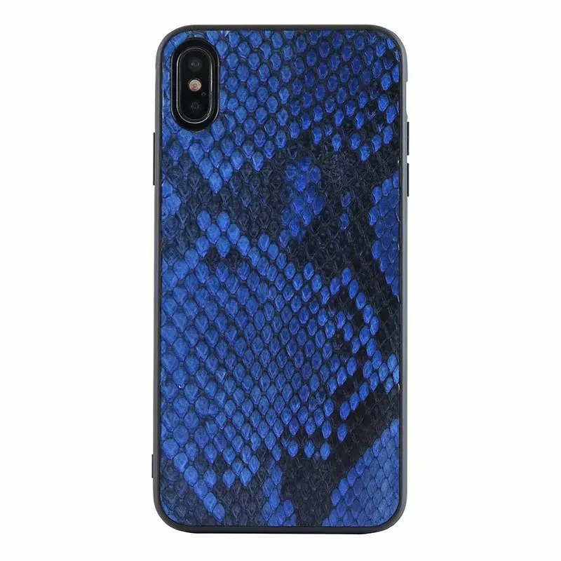 Чехол для IPhone XR, Роскошный чехол из натуральной кожи для IPhone X, задняя крышка из кожи питона для IPhone XS Max XR, Fundas Capa из кожи питона