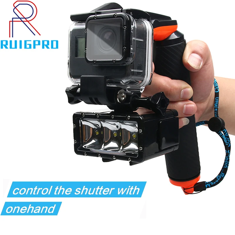 Триггер затвора плавающая рукоятка для дайвинга плавучие палки для GoPro HERO 8 7 6 5 4 sj5000 XiaomI yi4k аксессуары для спортивной камеры