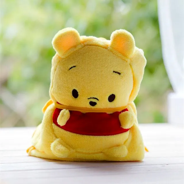 win Плащ ЦУМ Микки Минни фланелевое одеяло игрушки Свинья медведь Мелодия плюшевый pelucia кондиционер флисовая подушка плюшевые куклы - Цвет: win
