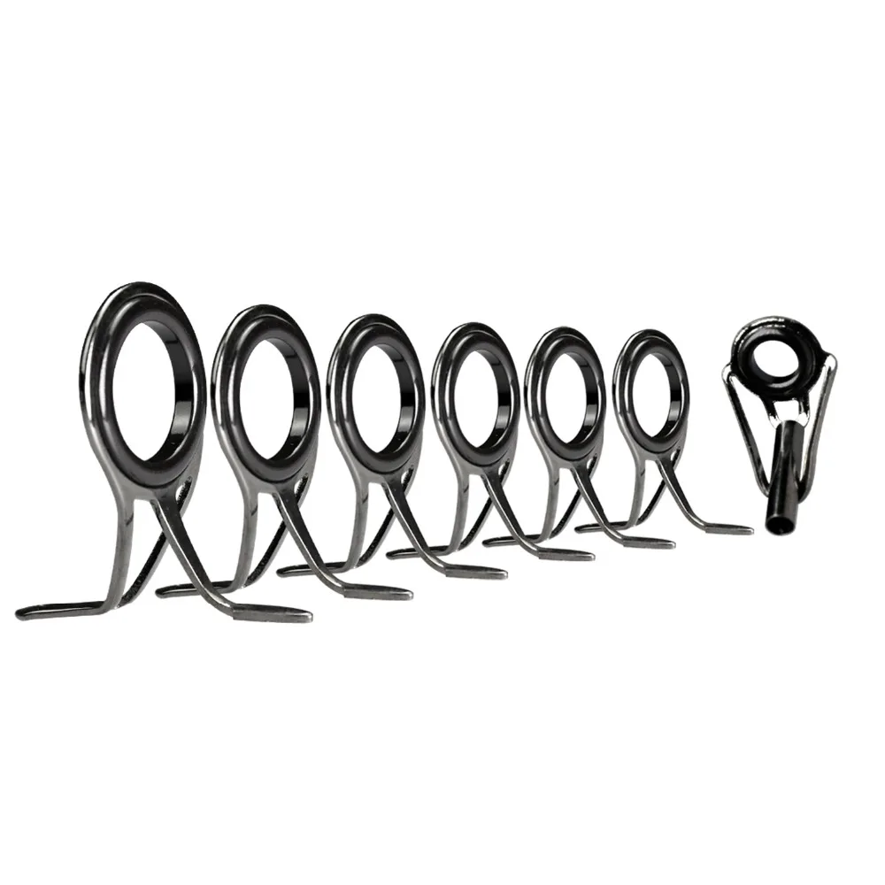 7 шт. направляющие для удочки наконечники двойные ножки - Цена: 262.86