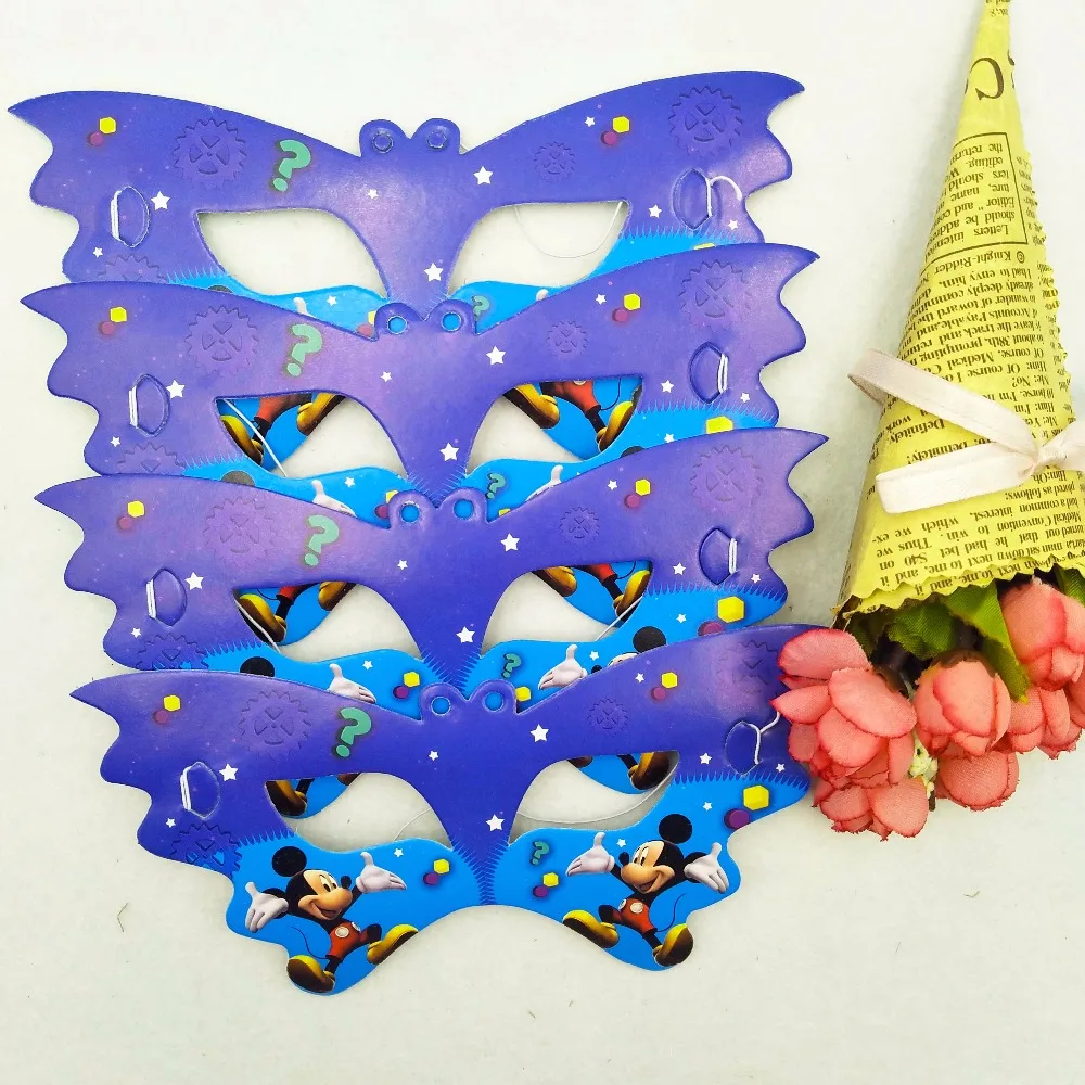 10pcs/set Mickey mouse Mask Christmas Halloween Party Supplies Happy Birthday Party Decoration For Kids Party Wholesale supplies