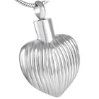 Ожерелье для кремации в форме сердца IJD8349, памятный медальон в виде золы домашних животных, памятный кулон для кремации, ожерелье с подвеской
