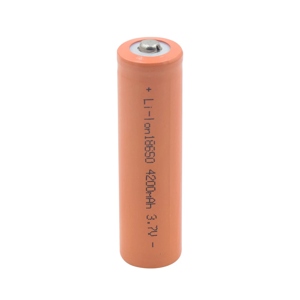 1 PCS 18650 Батарея 3,7 V 4200mAh Высокая плотность энергии перезаряжаемая литий-ионная батарея для фонарика фар - Цвет: 1 PCS