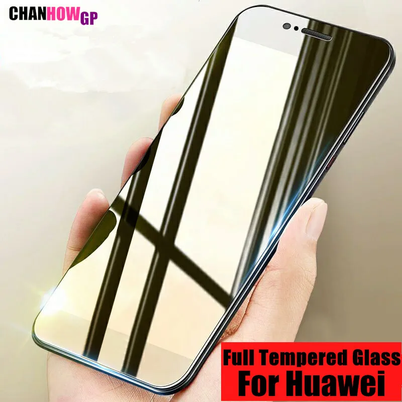 P Smart полное закаленное стекло для Huawei P20 Pro P10 P9 Lite Mini P8 2017 Mate 10 Honor 6C 6A 8 9 защита