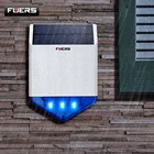 Уличная Беспроводная сирена FUERS на солнечной батарее, водонепроницаемая сирена с охранной сигнализацией, фонарик для домашней сигнализации G95 G34 G60