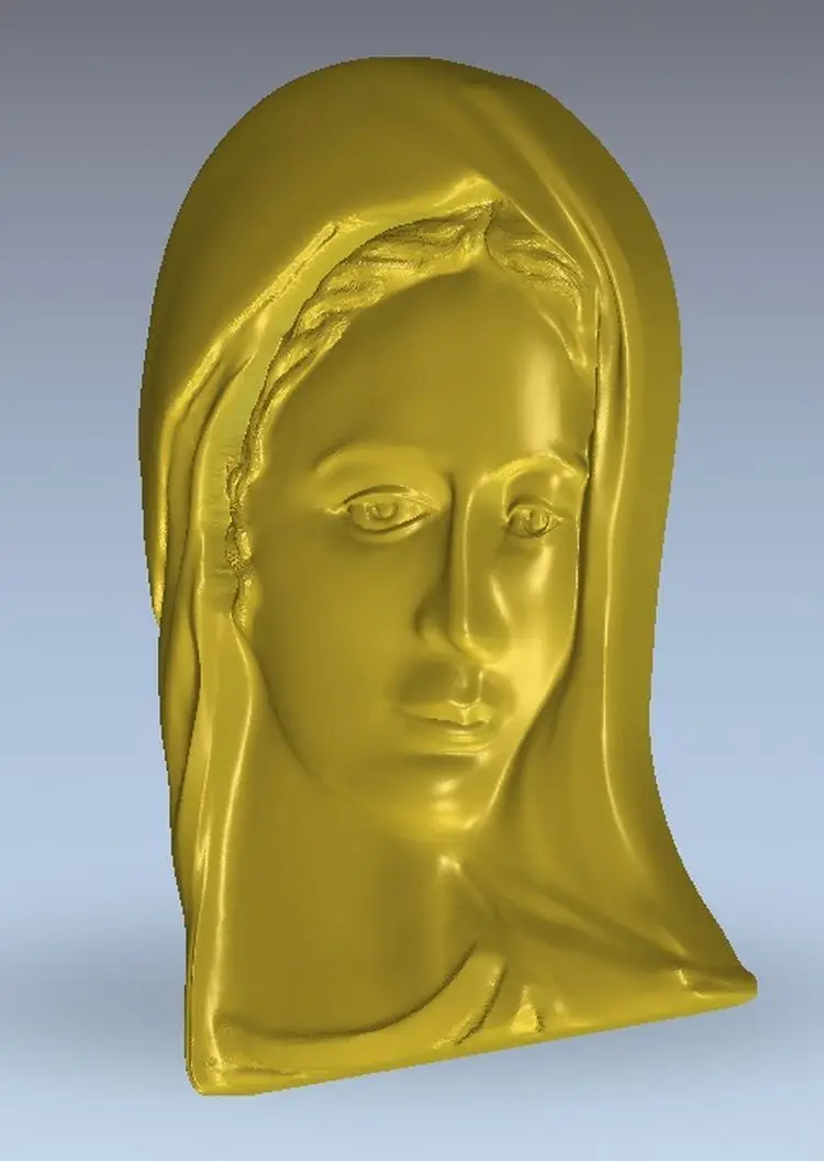 3d модель рельеф для ЧПУ в формате STL file Madonna_2 | Инструменты