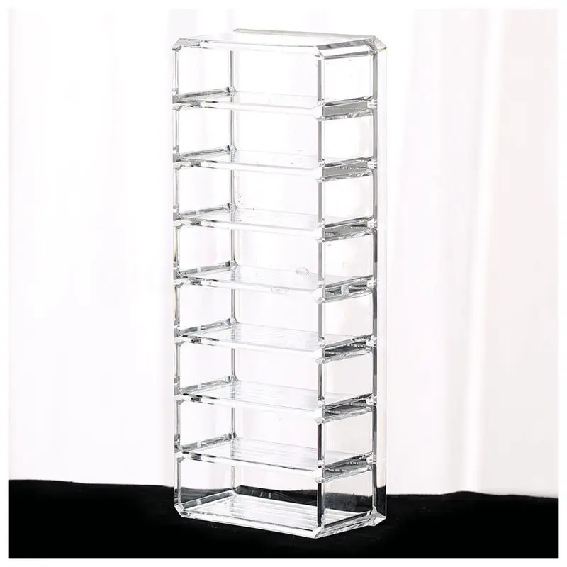 Новый 8 Слот акриловый компактный держатель пудра для глаз румяна макияж кейс