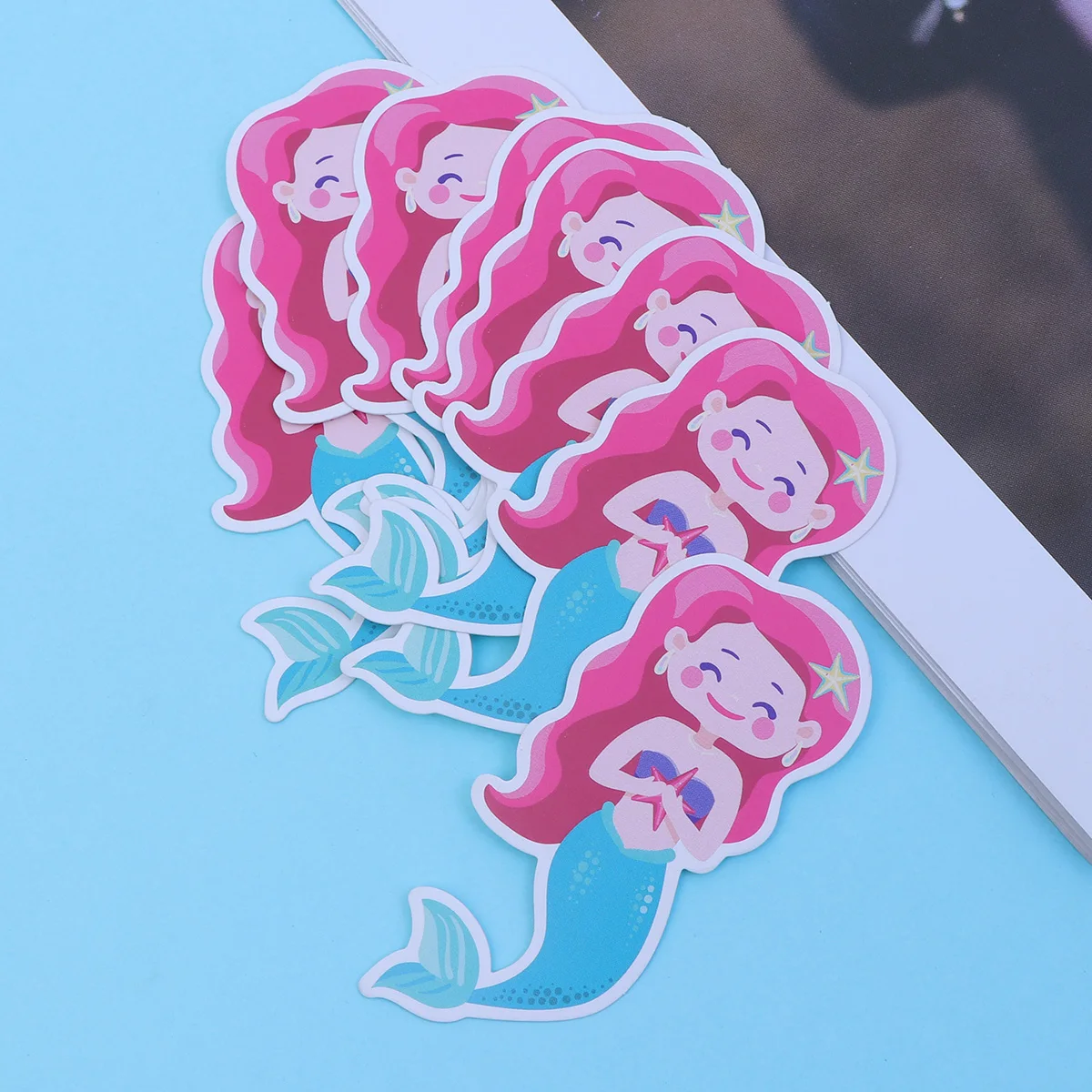 48 шт. украшения для вечеринки Русалочки украшение торта верхушка кексов вставные