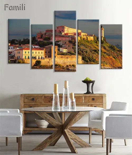 5 шт./компл. пейзаж природы озеро в озере судатирол Италия украшение для дома