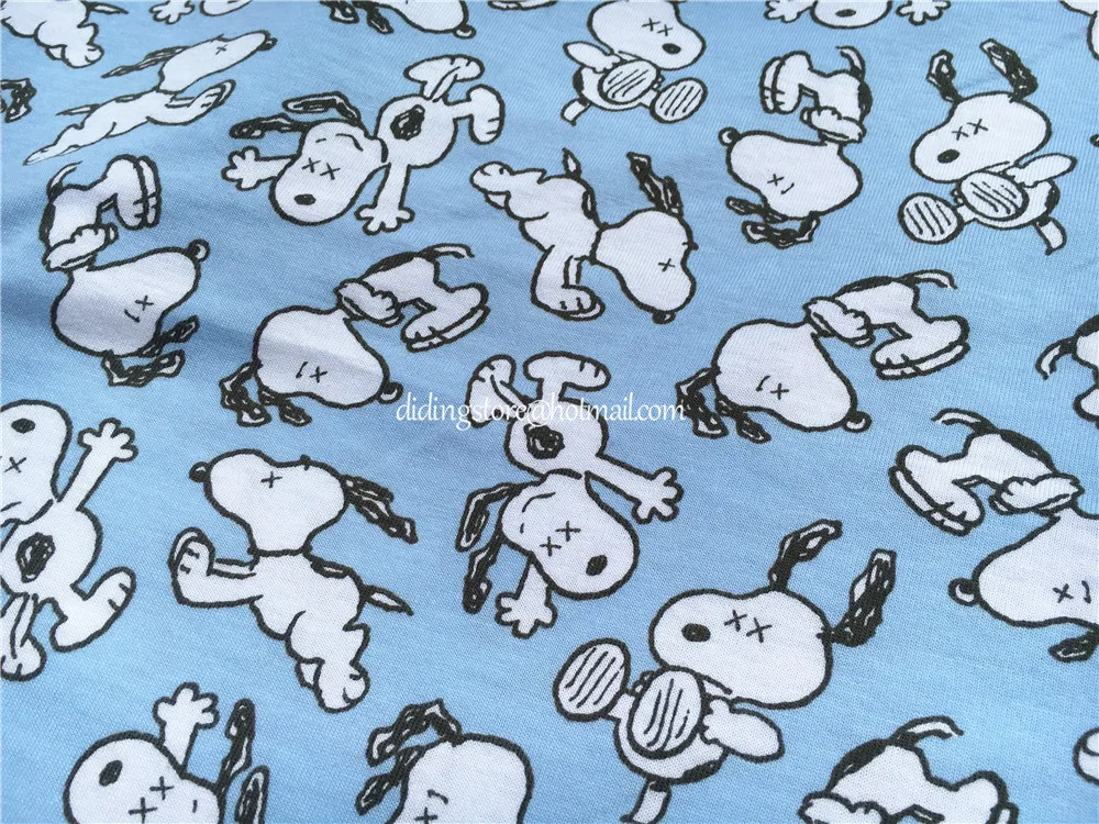 50*195 см мультфильм собака хлопок ткань для Вышивание DIY Лоскутное детское Одежда