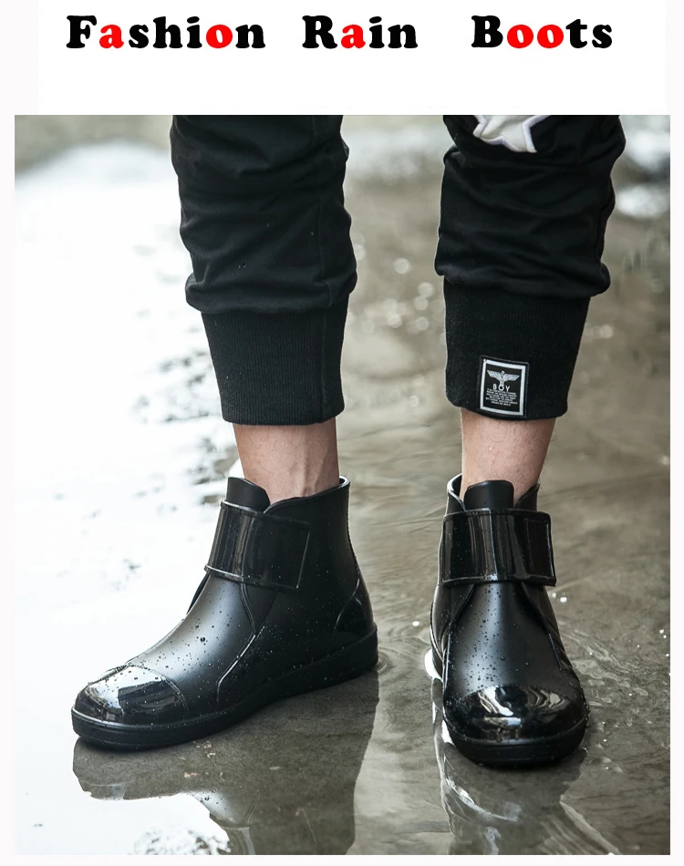 Мотоциклетные резиновые сапоги из водонепроницаемого материала; ПВХ с резиновым мотором байкерские Пеший Туризм Путешествие Восхождение для верховой езды, против дождя чехол для обуви