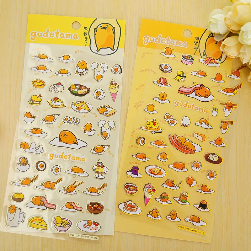 Мультфильм Gudetama бумажный стикер пакет DIY дневник украшение наклейка альбом
