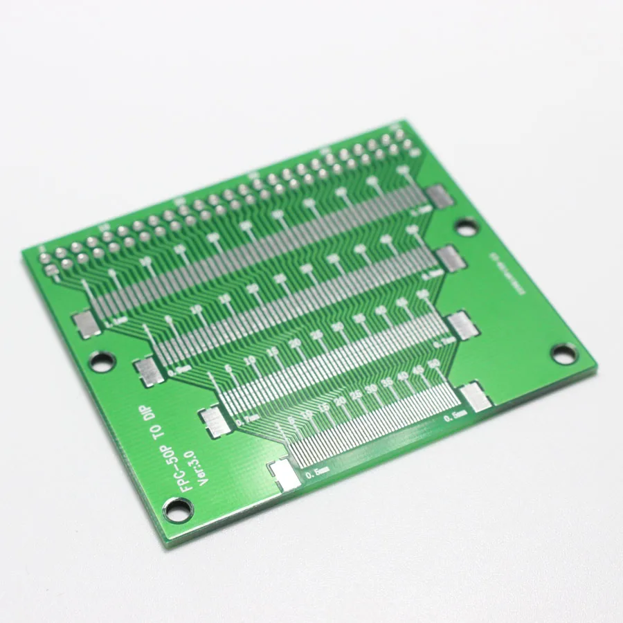 Пластина адаптер FFC FPC 1 шт./лот 50P 0 5 мм 6 8 9 2 шаг 50Pin плоский кабель разъем для