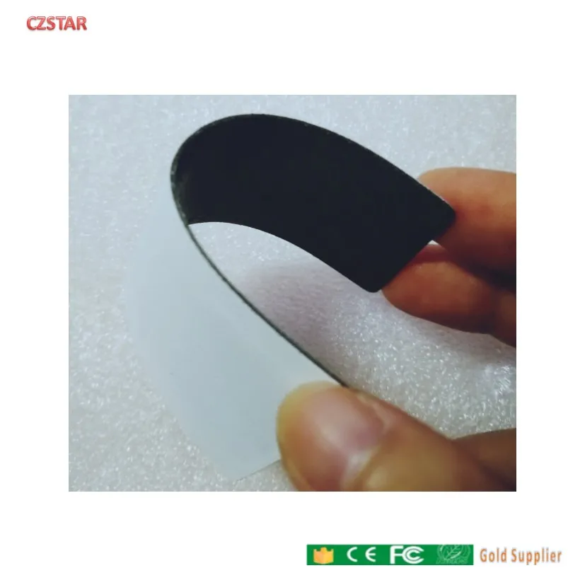 Тонкий мягкий ПВХ UHF RFID Анти металлический tag 915 МГц 868 Impinj Monza R6 EPC C1G2 6C печатная