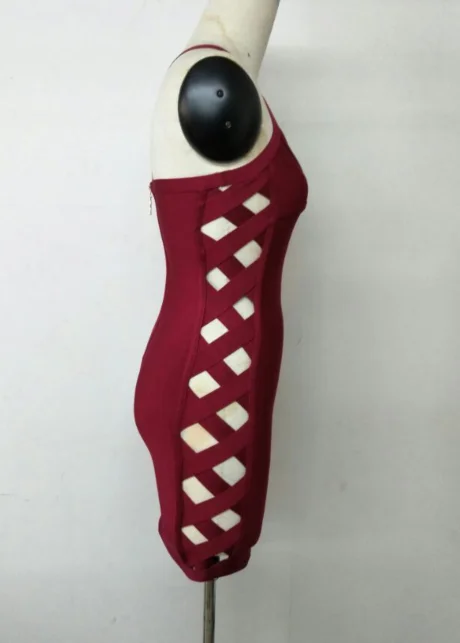 Для женщин Лето бинты Платья для район Новинка 2017 года сексуальный выдалбливают