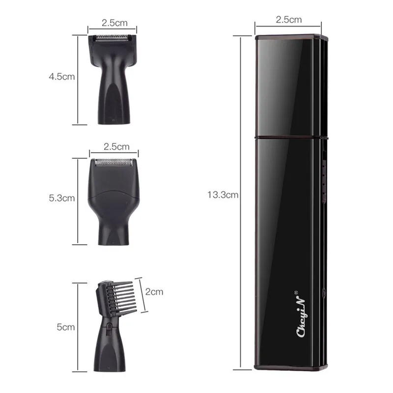 Триммер CkeyiN портативный Аккумуляторный с зарядкой от USB для удаления волос в носу