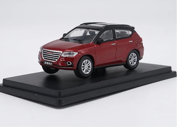 Завод 1: 64 H8 H2 HAVAL бутик сплава автомобиля игрушки для детей Детские игрушки модель подарок оригинальная коробка - Цвет: H2 red