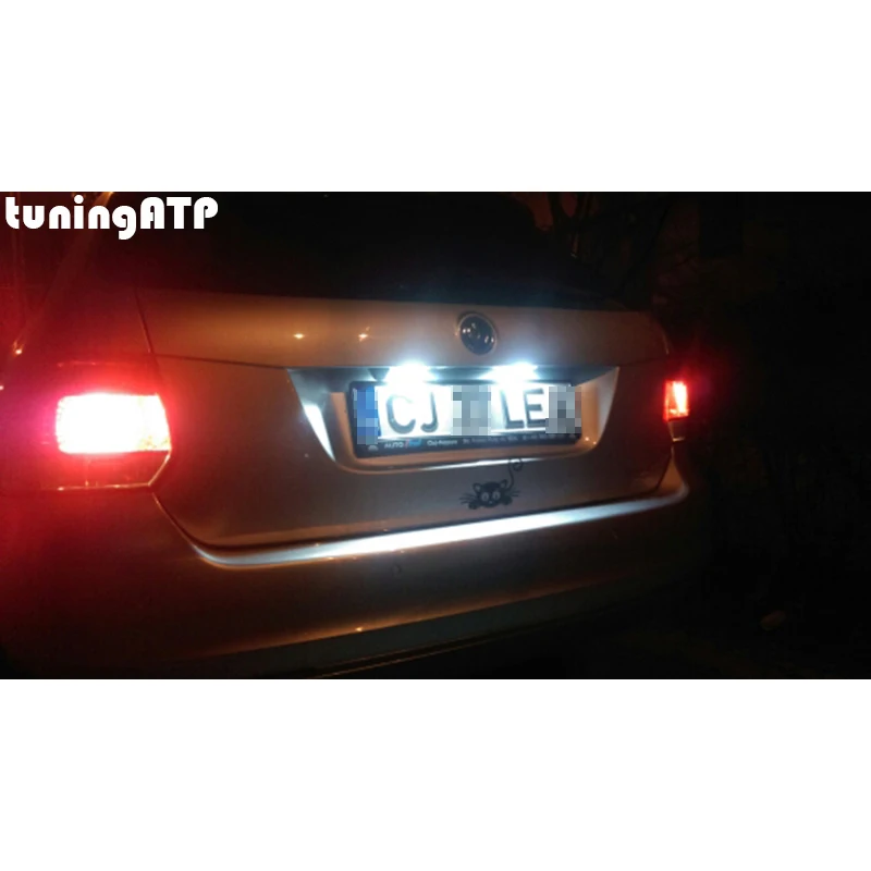 TuningATP светодиодный фонарь освещения номерного знака Лампы для Volkswagen VW Passat B6 универсал Passat R36 Универсал