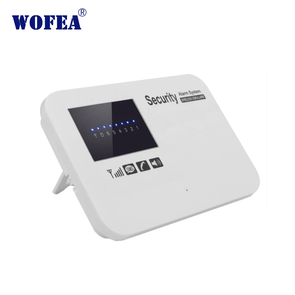 WOFEA APP GSM сигнализация для домашней безопасности охранная сигнализация комплекты пожарной безопасности