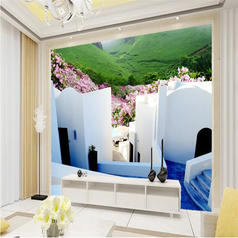 Пользовательские обои beibehang в европейском стиле греческая архитектура белый