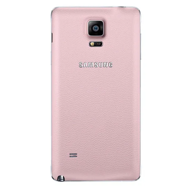 Оригинальная батарея samsung, задний Чехол для samsung Galaxy Note4, N9100, N910H, Note 4, задняя крышка для аккумулятора, чехол s - Цвет: Pink