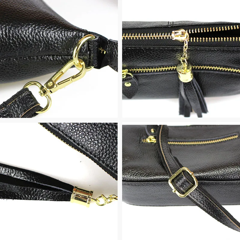 2019 из натуральной кожи женские сумки мессенджеры через плечо с кисточками