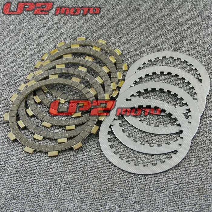 

For Yamaha XVS125 2000-2003 SRV250 1996-1997 Paper Based Disc Iron Clutch Friction Kit Disc Plates Motorbike Parts Accessories
