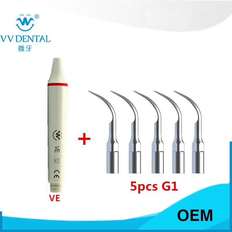 

Dental scaling machine ultrasonic scaler handpiece pieza de mano and dental tip propina for tooth whitening