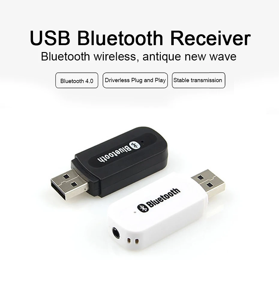 Bluetooth приемник беспроводной аудио коробка преобразования 4,0 усилитель USB флэш-накопитель USB автомобильный Bluetooth палка аудио адаптер