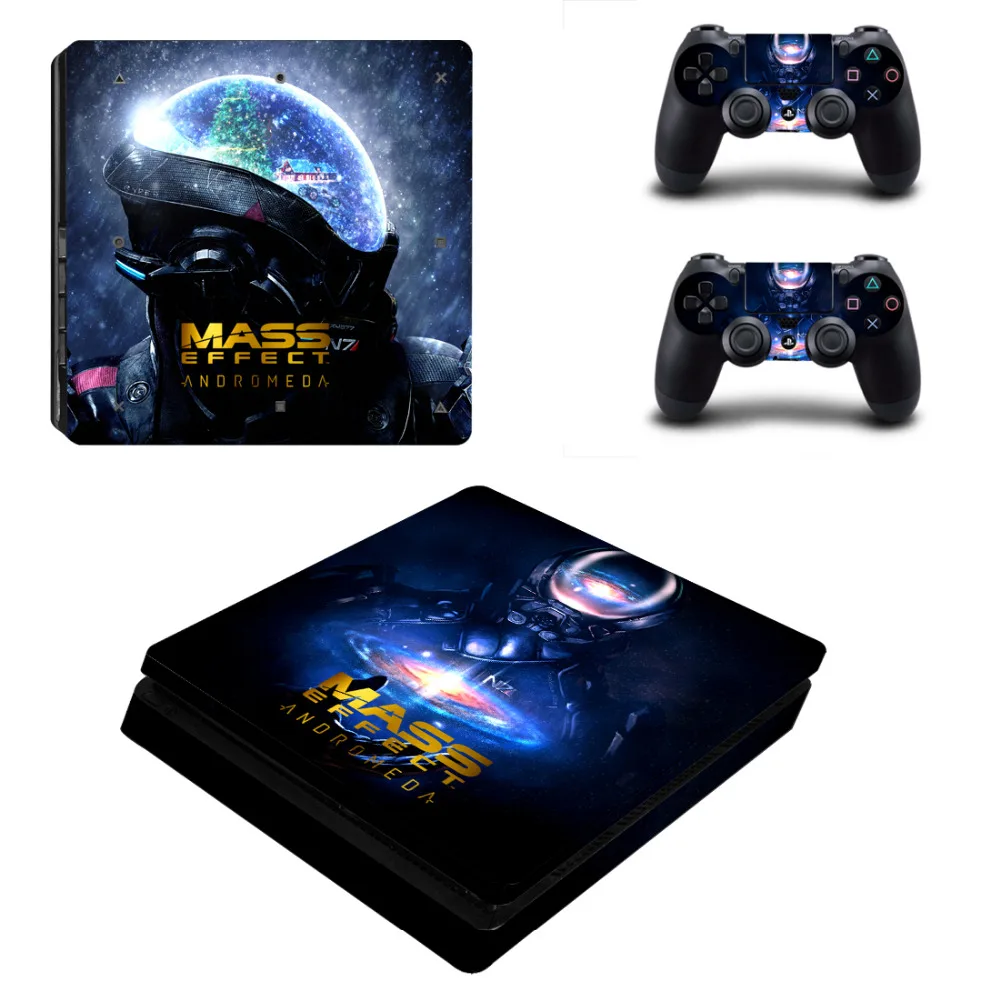 Mass Effect Андромеда PS4 тонкий переводная картинка наклейка для Sony PlayStation 4 консоли и 2