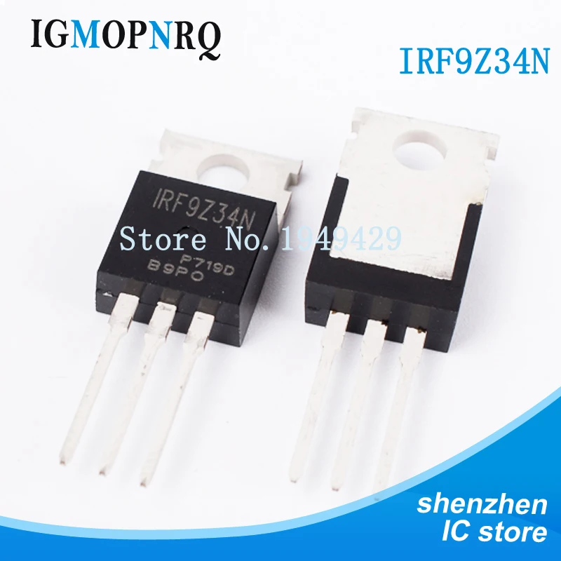 10 шт./лот IRF9Z34N IRF9Z34 TO-220 IRF9Z34NPBF MOSFET MOSFT PCh -55V -17A 100mOhm 23.3nC