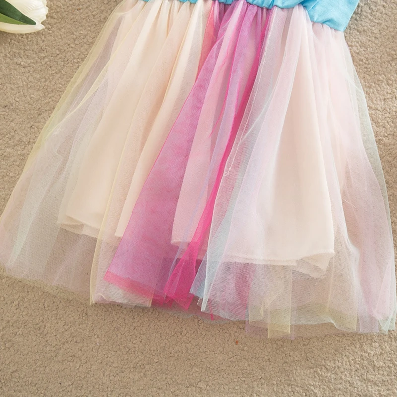 Girl dress neat O-neck cotton lace girl clothes flower decoration edge sleeveless fairy SD6632 | Детская одежда и обувь