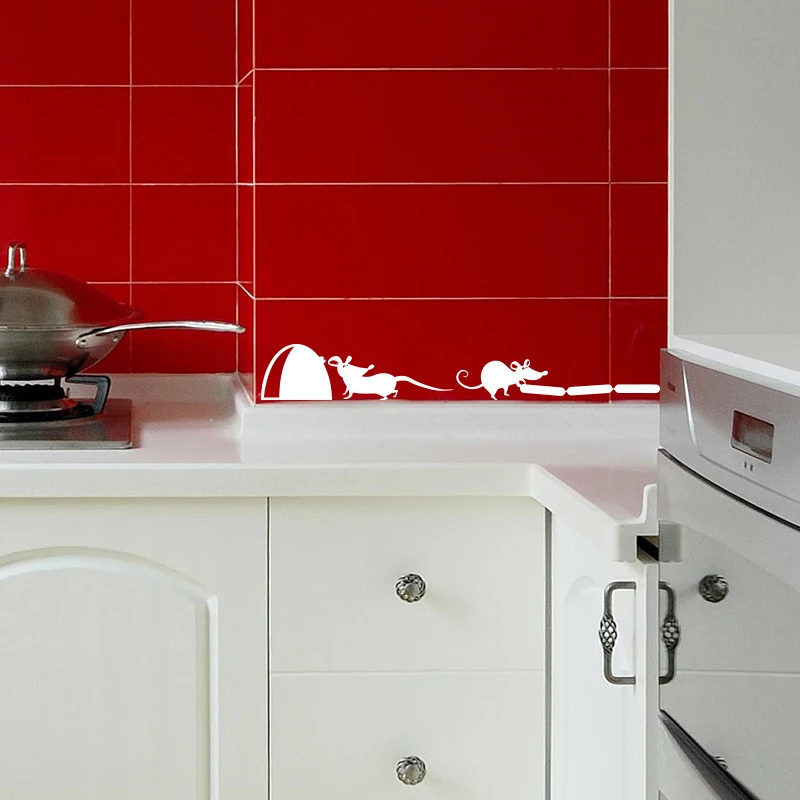 Арт дизайнерское детское нижнее белье с Мышь воров Наклейка на стену винил DIY