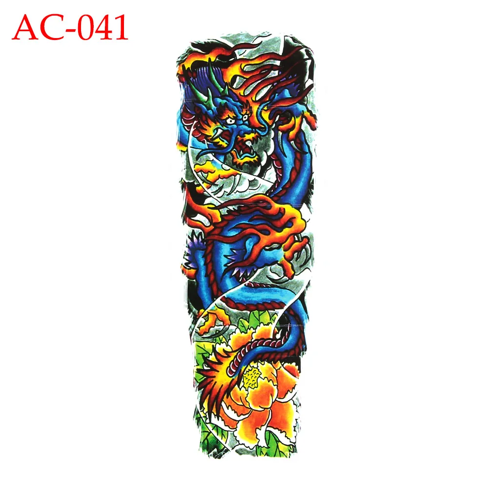 Сексуальные водостойкие временные татуировки наклейки полный рукав большой череп тату-наклейки боди-арт поддельные татуировки для мужчин женщин