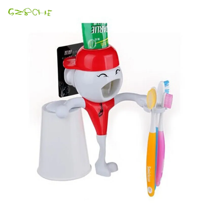 Ах Q Абердин мыть костюмы присоски Автоматический дозатор зубная паста для