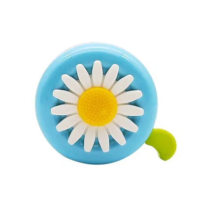 blue green Cycling Ring Bike Bell Bicycle Alarm Daisy Flower Multi-color Funny Bicycle Horns Bike Kids Children for Handlebars - Цвет: blue green