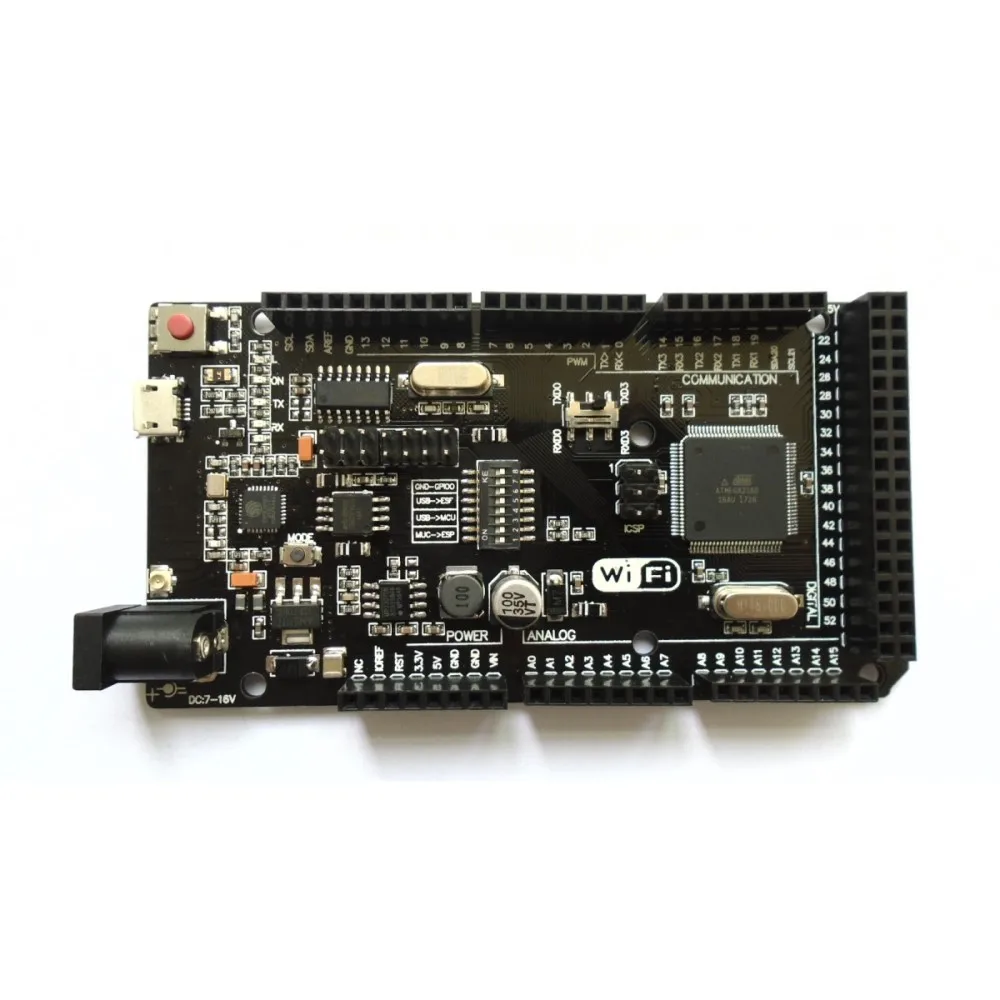 Thinary Mega2560 Wi-Fi R3 ATmega2560 + ESP8266 32 Мб памяти с поддержкой CH340G функцией CH340G.